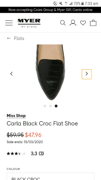 myer crocs shoes